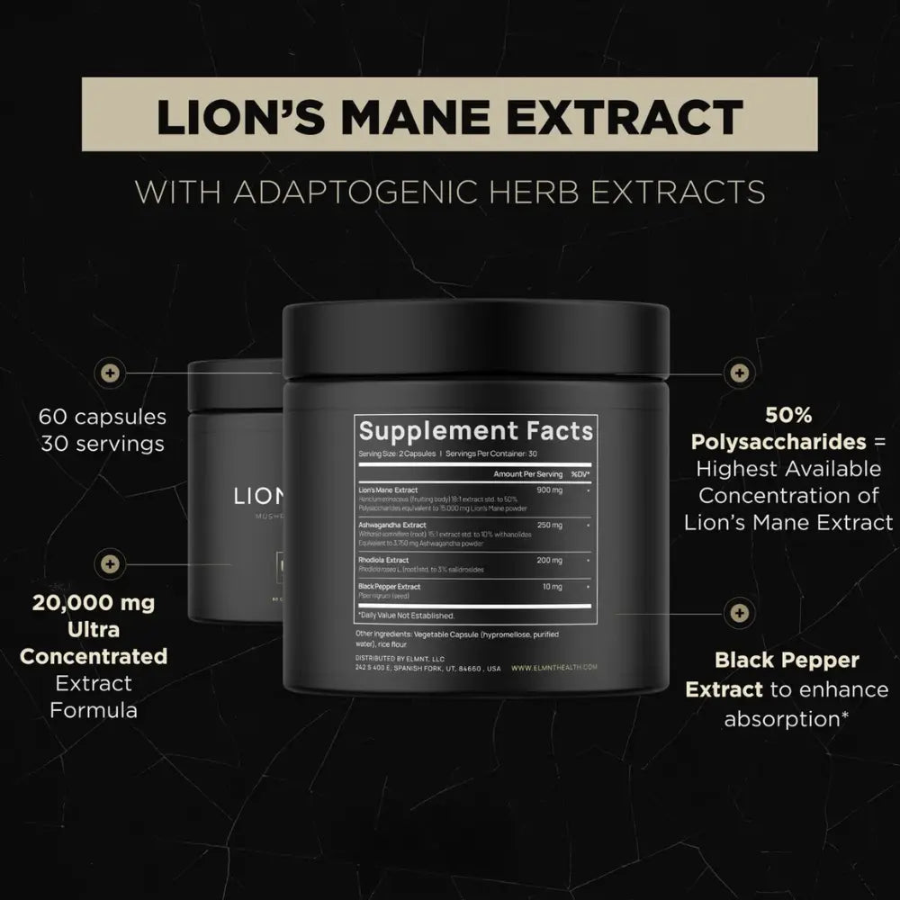 Primalty Melanin-Rich Formulation | Lion's Mane