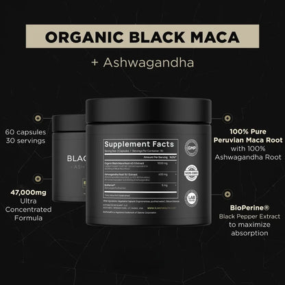 Primalty Melanin-Rich Formulation | Organic Black Maca